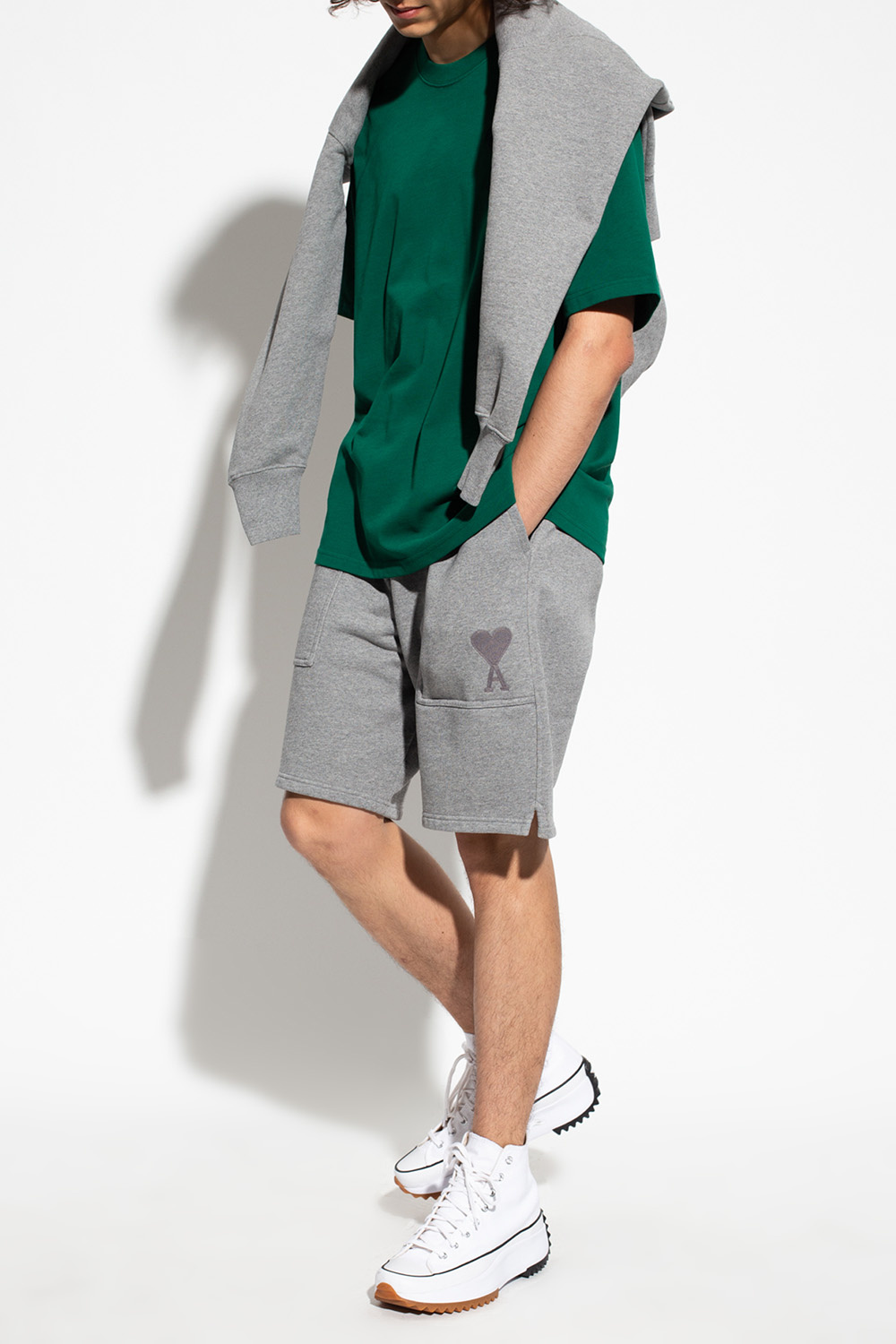 Ami Alexandre Mattiussi Shorts with logo | Men's Clothing | Vitkac